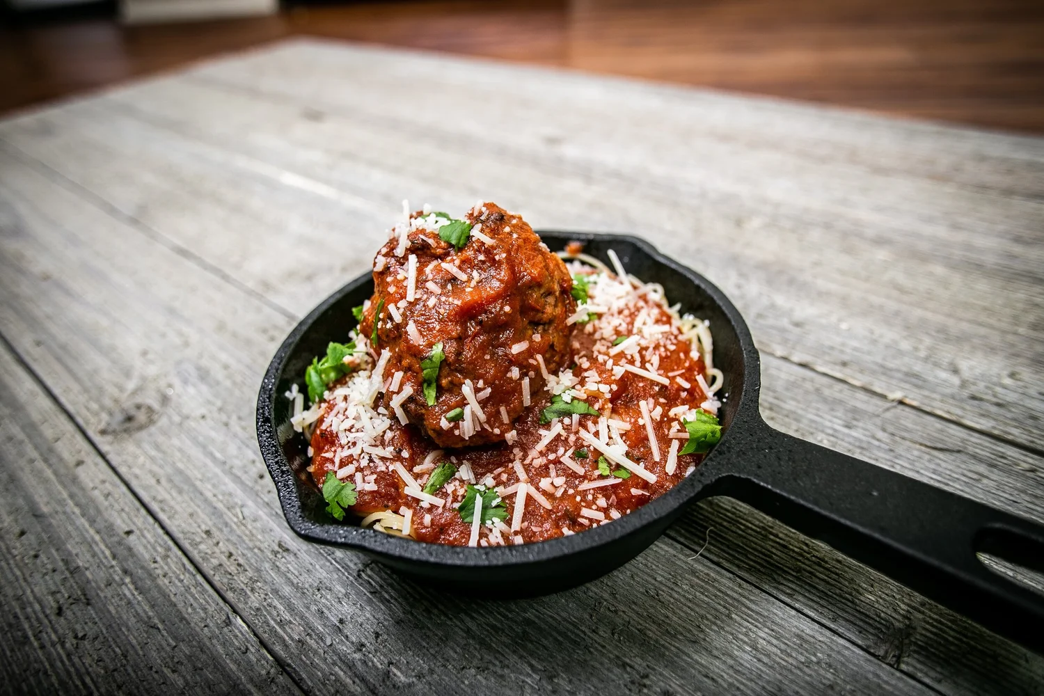 Lady Dee’s Smoked Meatballs & Spaghetti