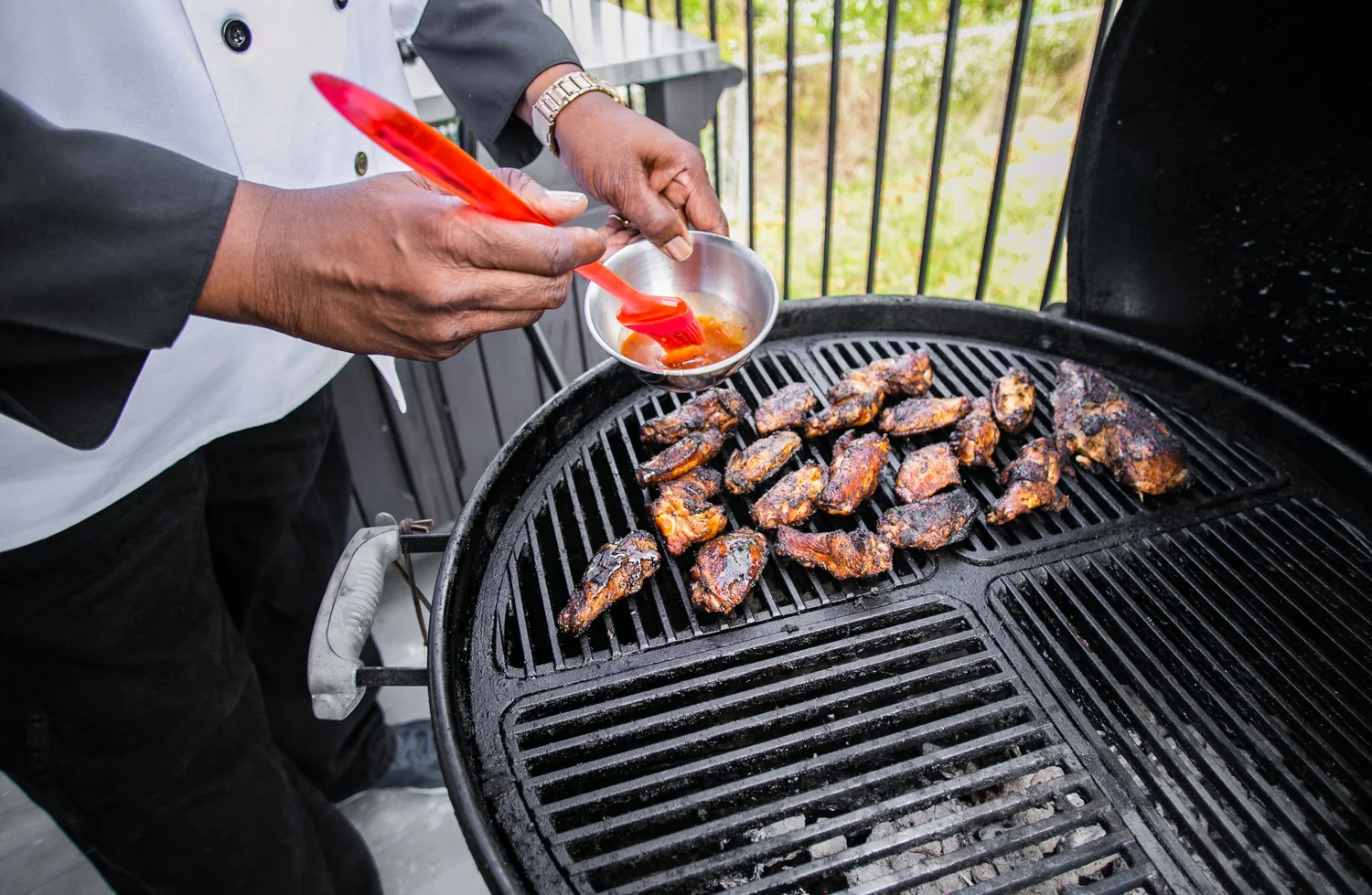 Poppa C’s Grilled Chicken Wings