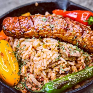 Poppa C’s Smokey Chicken & Sausage Jambalaya