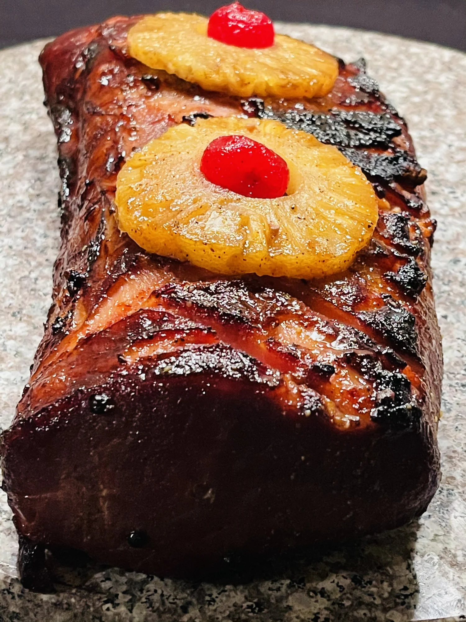 Fruit Glazed Boneless Smoked Ham with Gentilly Rice Family Fest
