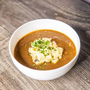 Poppa C’s Chicken & Sausage Gumbo with Rice
